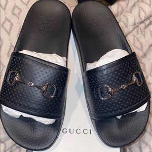 Gucci black kids slide size 33 (US 2)